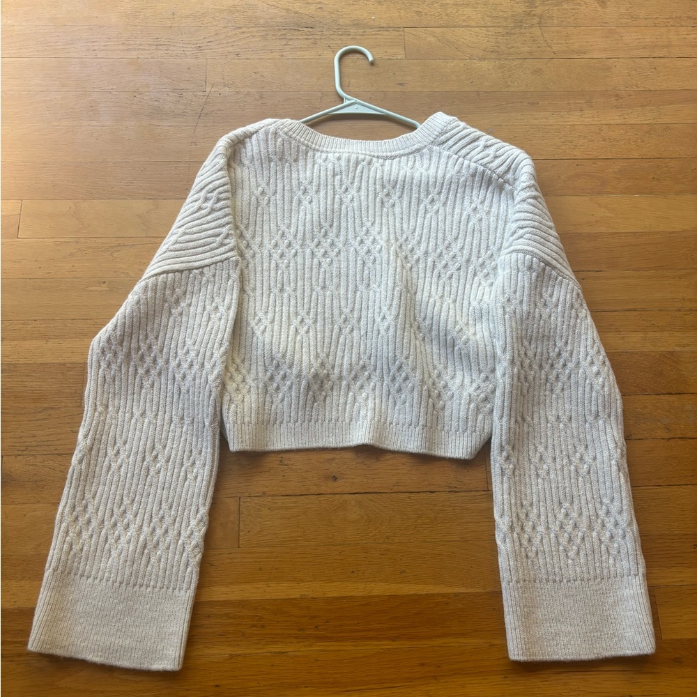 cropped cardigan